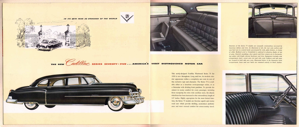 1950 Cadillac Prestige Brochure Page 1